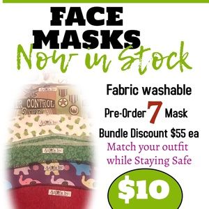 Washable fabric different design colors